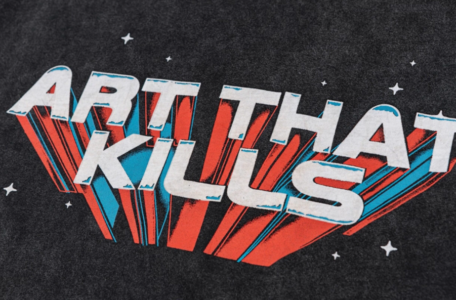Gallery Dept. Charcoal Starburst Graphic Tee