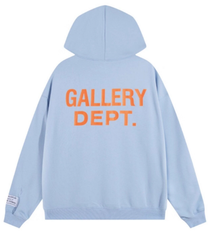 Gallery Dept. Sky Blue Fleece Graphic Hoodie