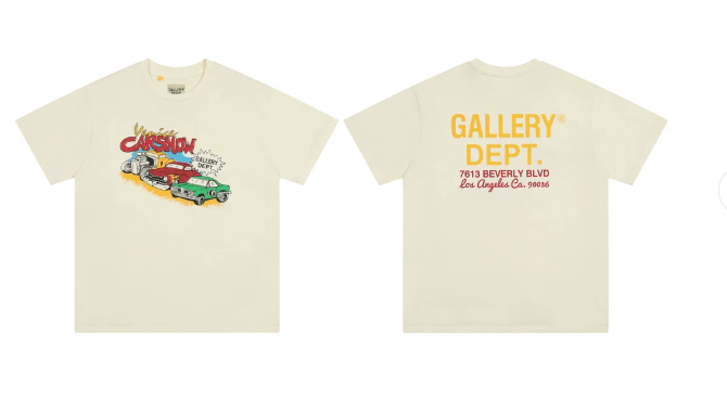 Gallery Dept. Ivory Retro Car Tee