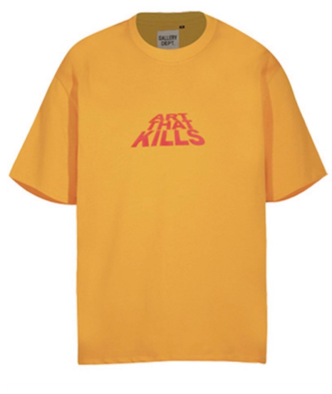 Gallery Dept. Orange Pop Art Slogan Tee
