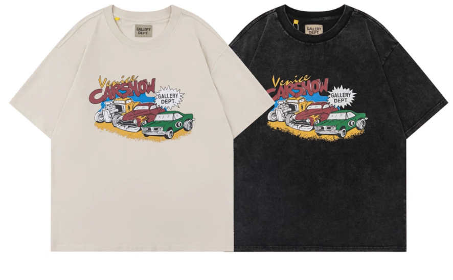 Gallery Dept. Ivory Retro Car Tee