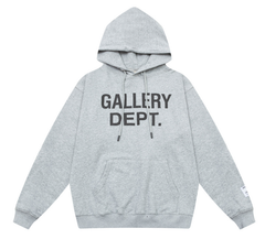 Gallery Dept. Grey Fleece Letter Hoodie