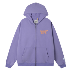 Gallery Dept. Lavender Fleece Zip Hoodie
