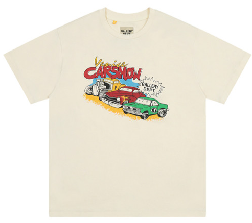 Gallery Dept. Ivory Retro Car Tee