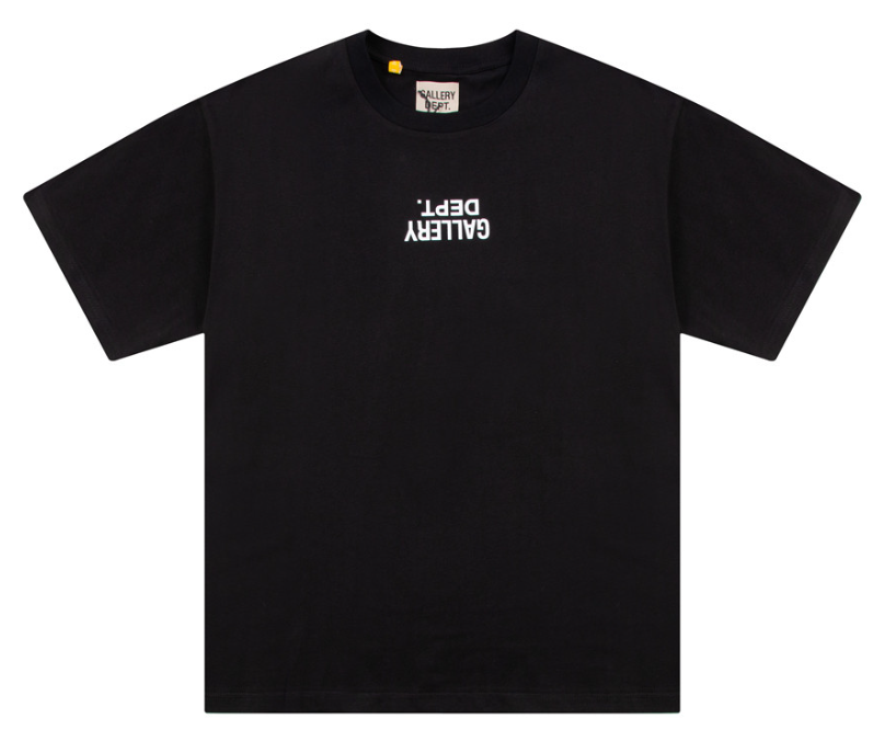 Gallery Dept. Black Inverted Logo Tee