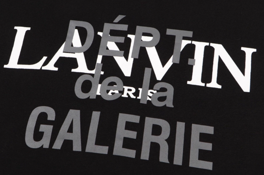 Lanvin x Gallery Dept. Black Logo Tee