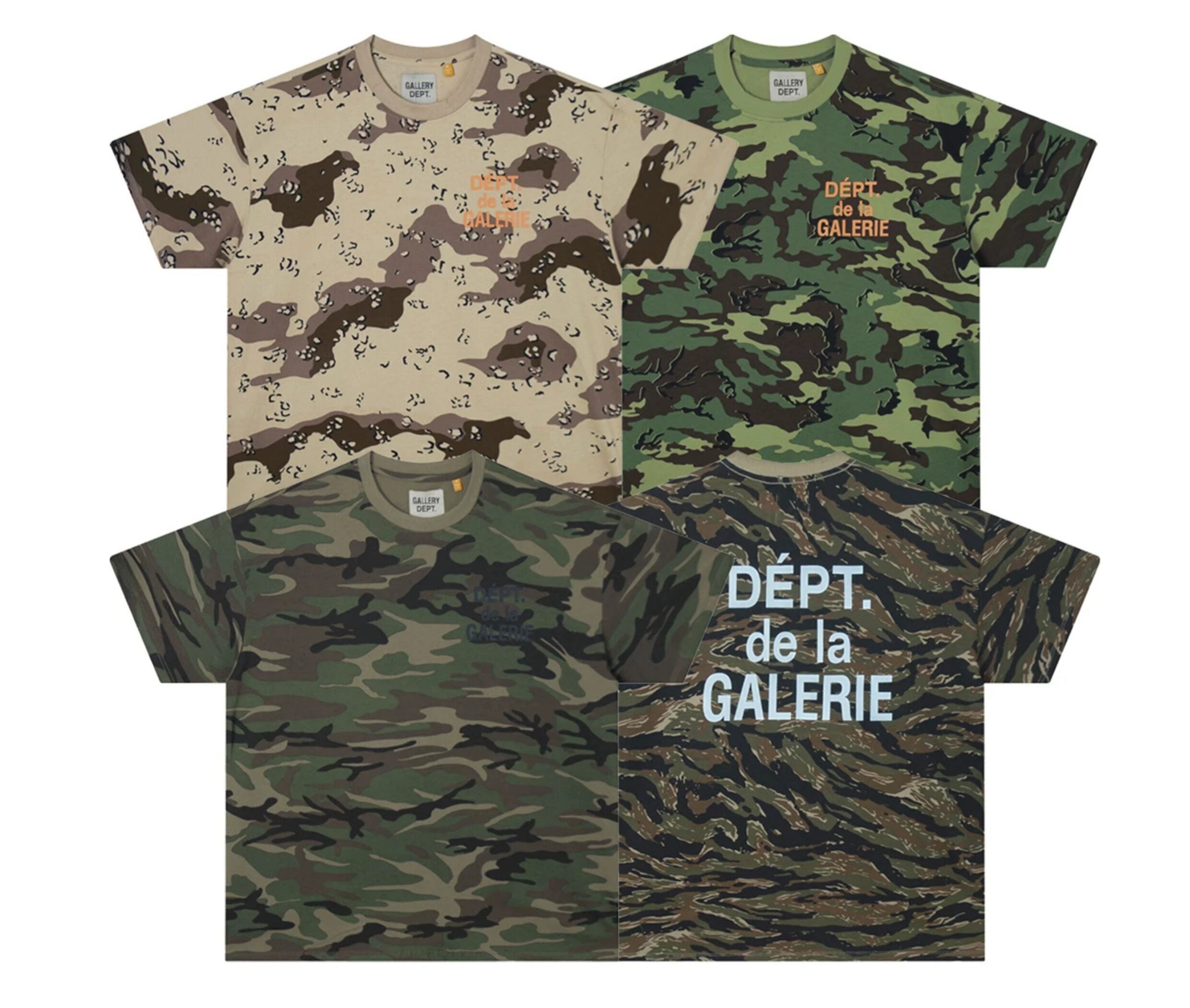 Gallery Dept. Desert Camo Script Tee