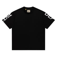 Gallery Dept. Black Distressed Sleeve Tee