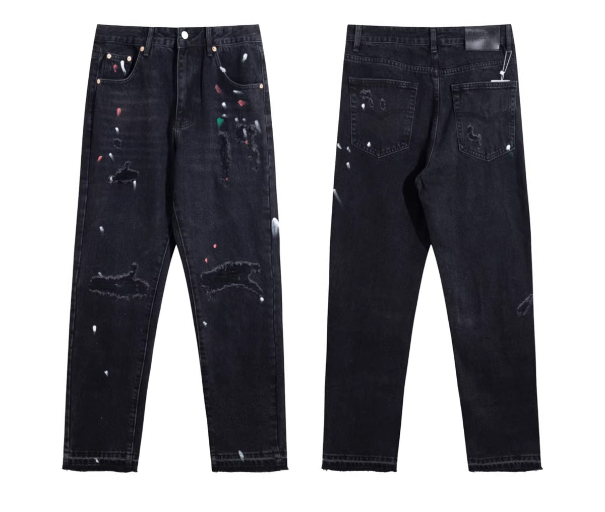 Gallery Dept. Distressed Paint Splatter Jeans