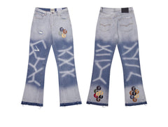 Gallery Dept. Graffiti Gradient Flare Jeans