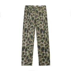 Gallery Dept. Olive Camo Straight-Leg Jeans