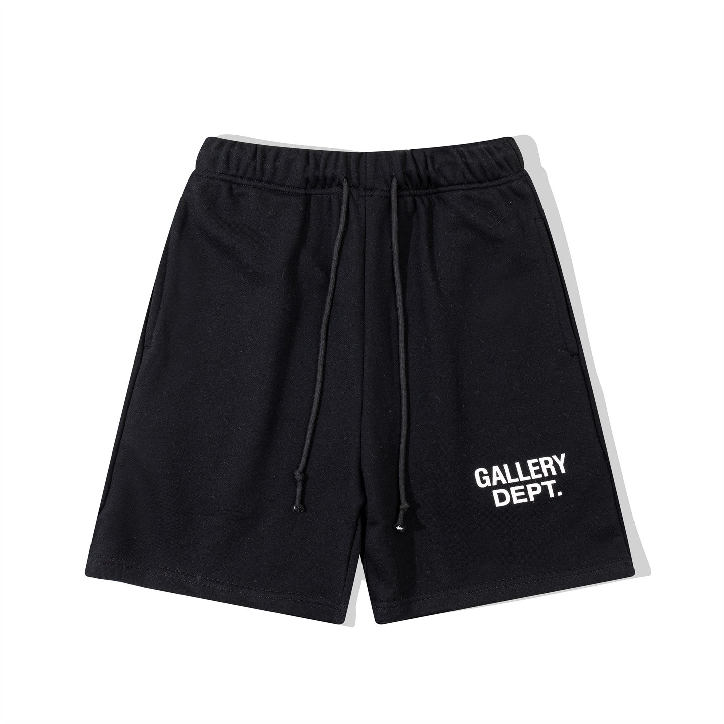 Gallery Dept. Black Logo Fleece Shorts