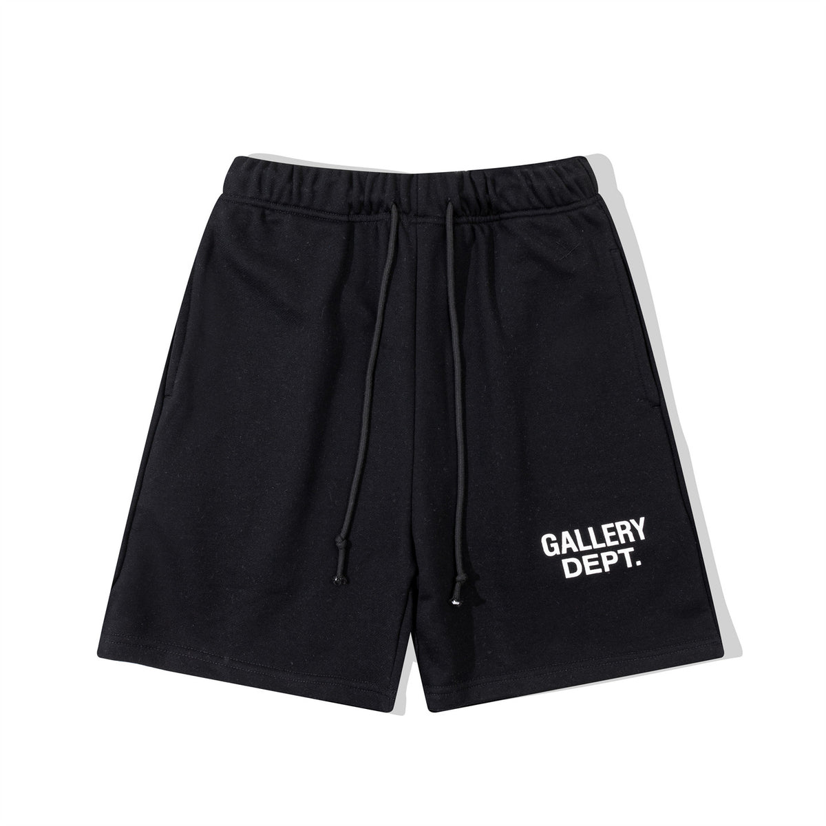 Gallery Dept. Black Logo Fleece Shorts
