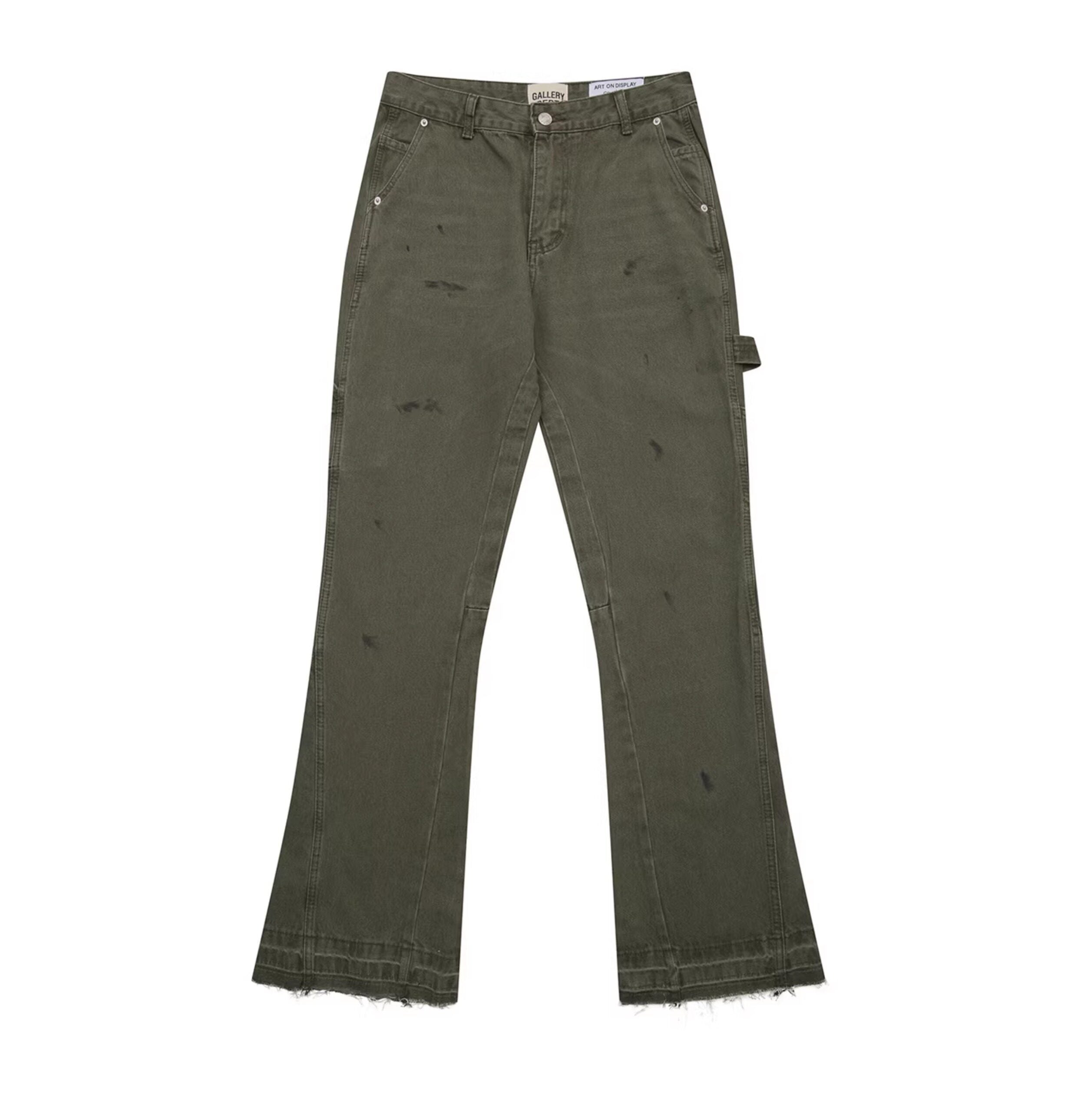 Gallery Dept. Olive Vintage Flare Cargo Pants