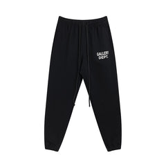 Gallery Dept. Black Contrast Logo Joggers