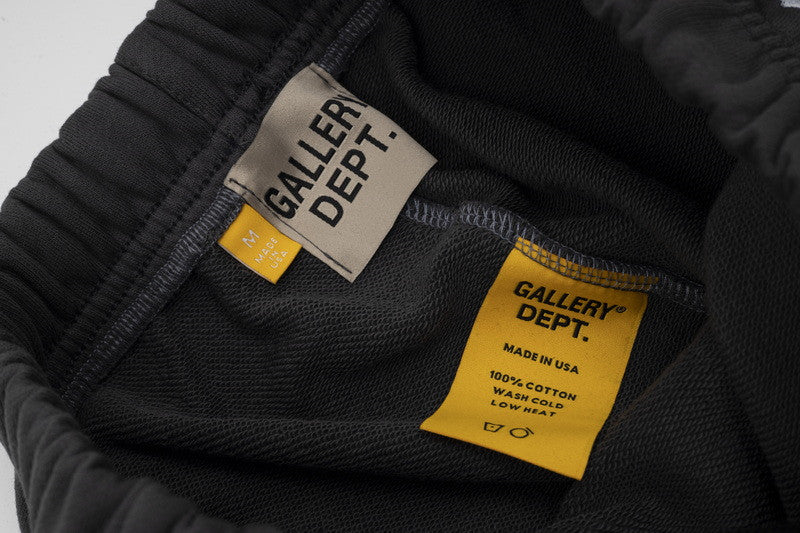 Gallery Dept. Black Splatter Panel Cargo Pants