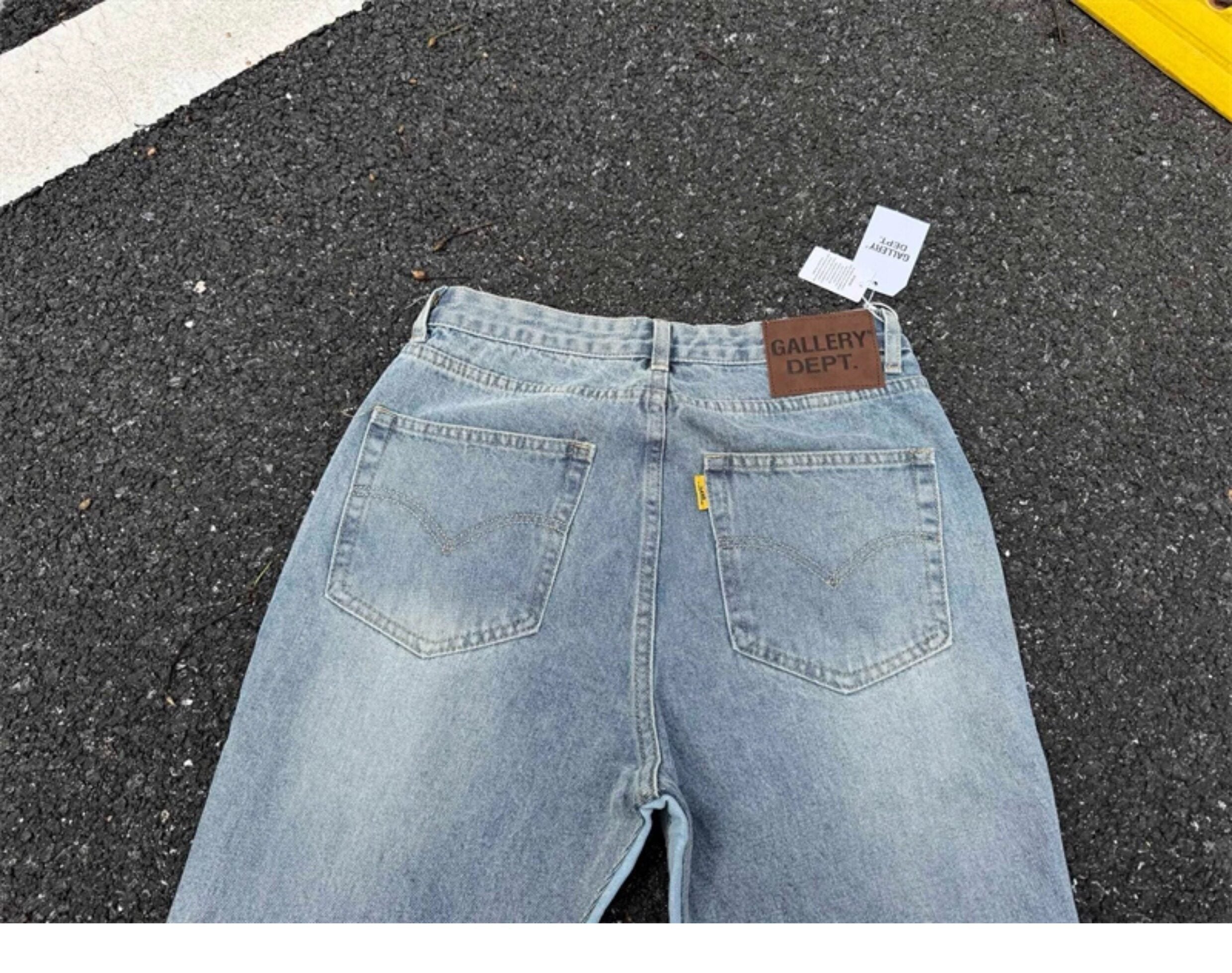 Gallery Dept. Contrast-Panel Split Flare Jeans