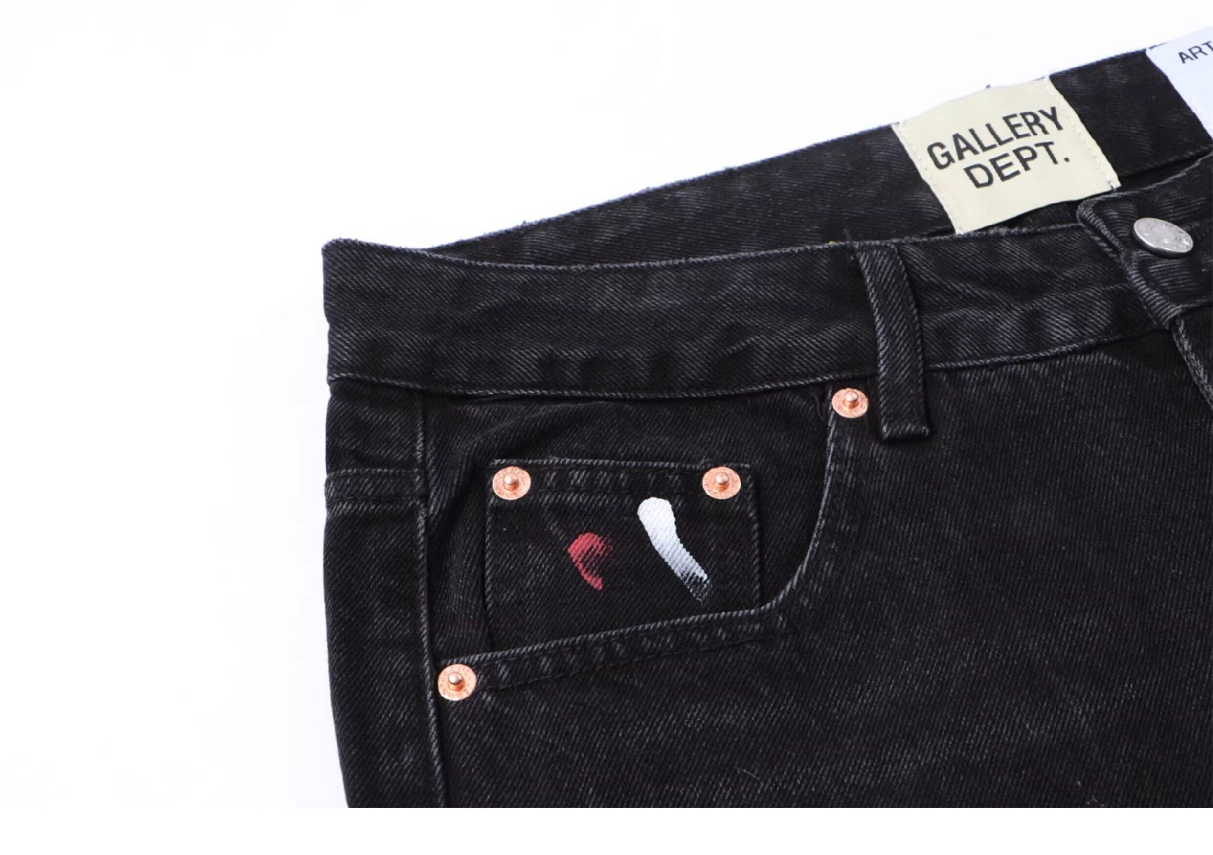 Gallery Dept. Distressed Paint Splatter Jeans