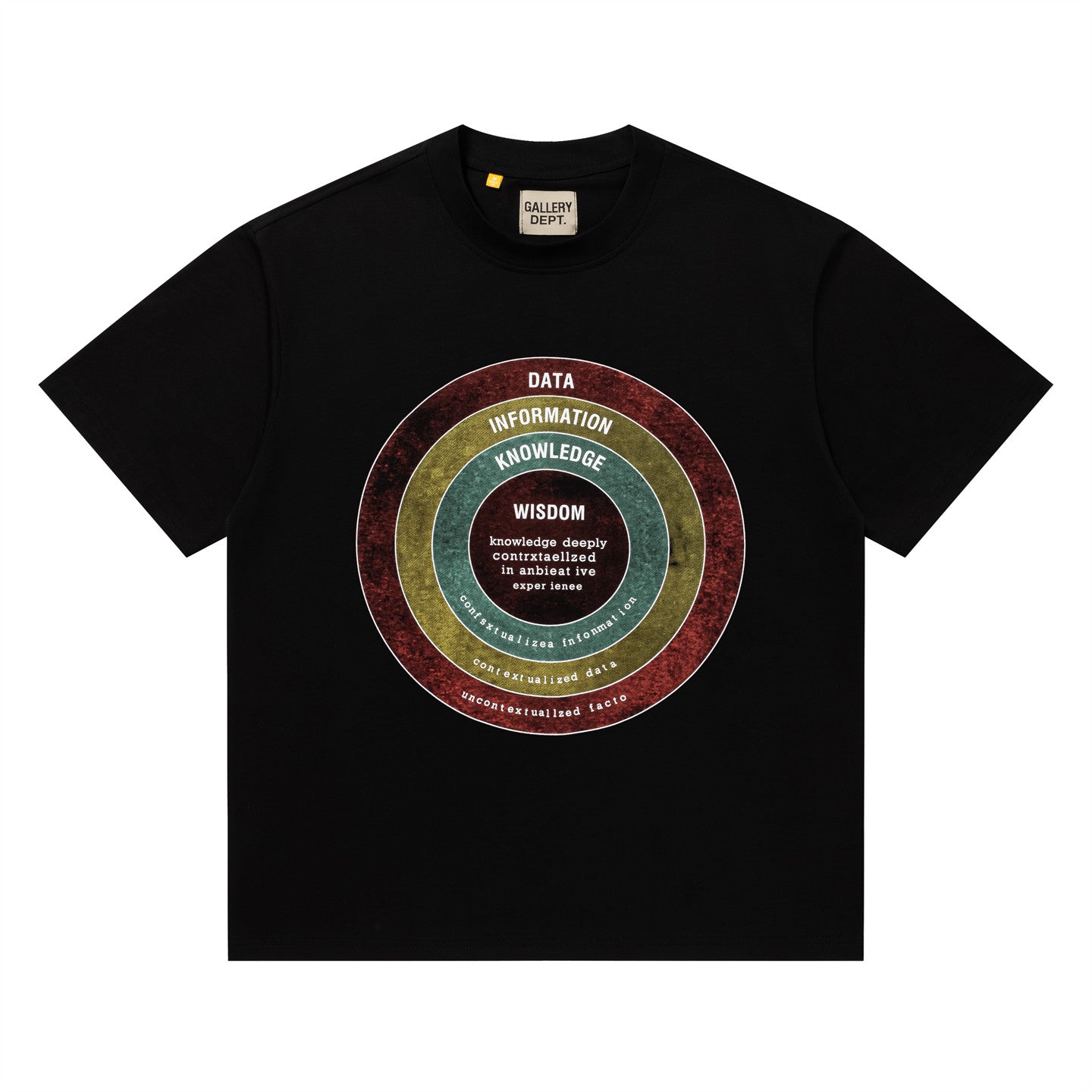 Gallery Dept. Black DIKW Chart Tee