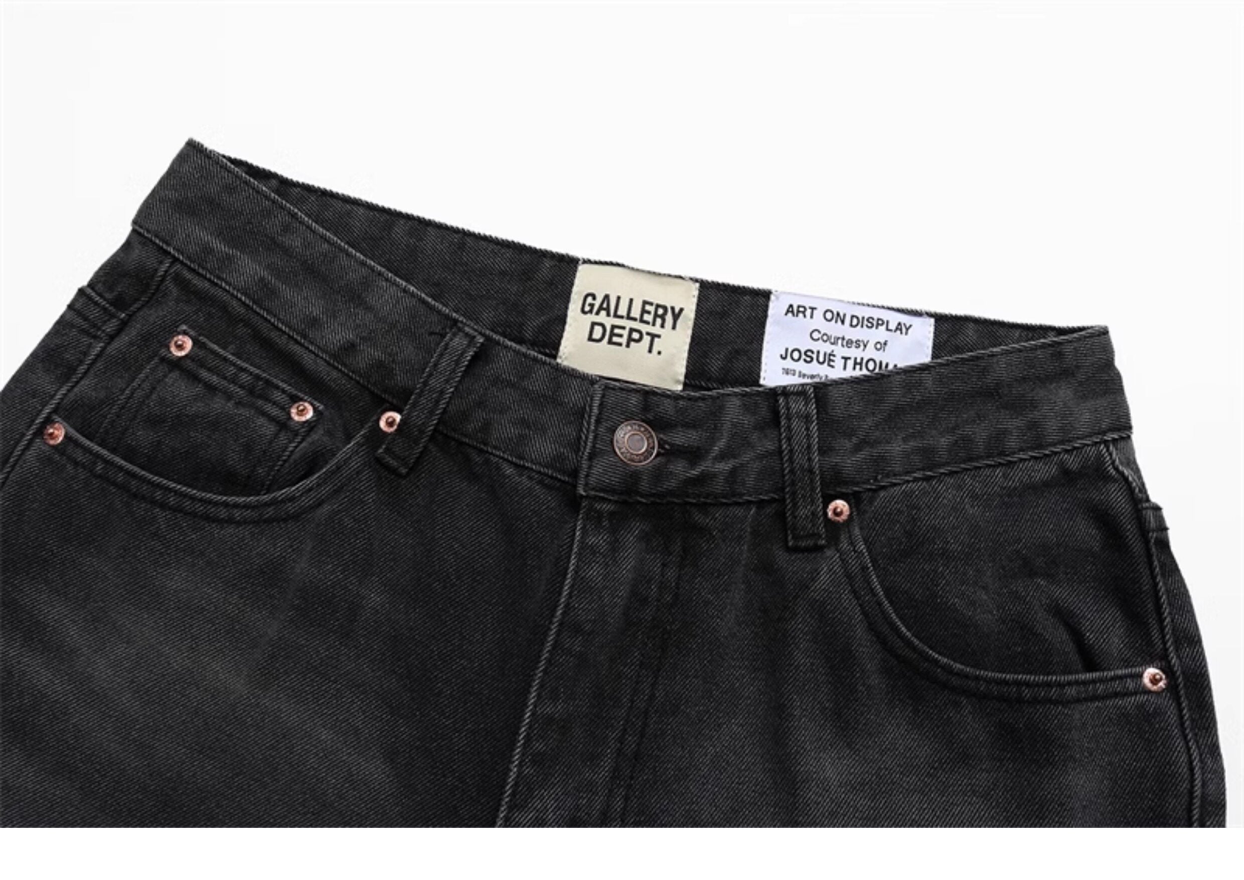 Gallery Dept. Smoke Grey Distressed Jeans
