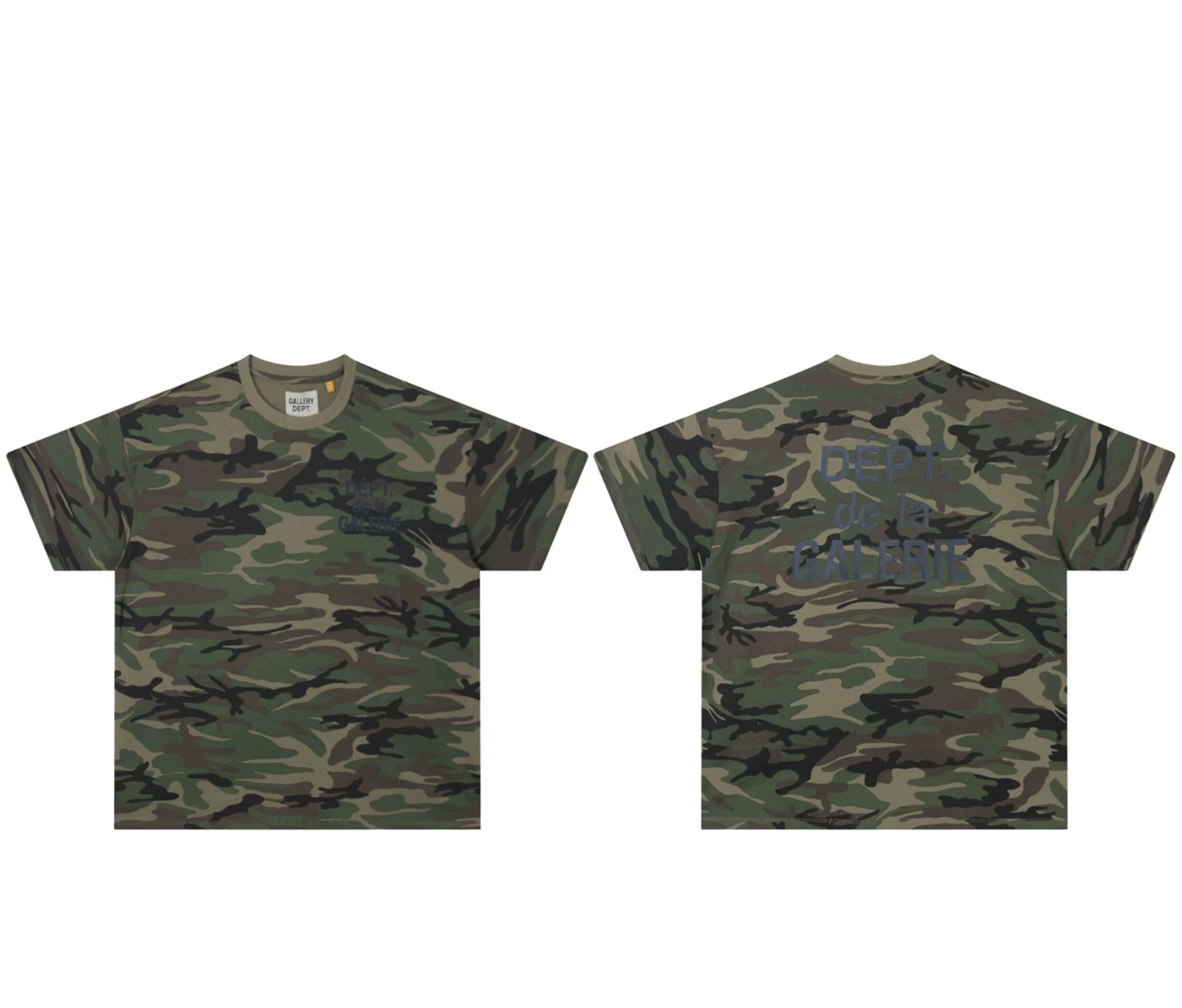 Gallery Dept. Woodland Camo Script Tee