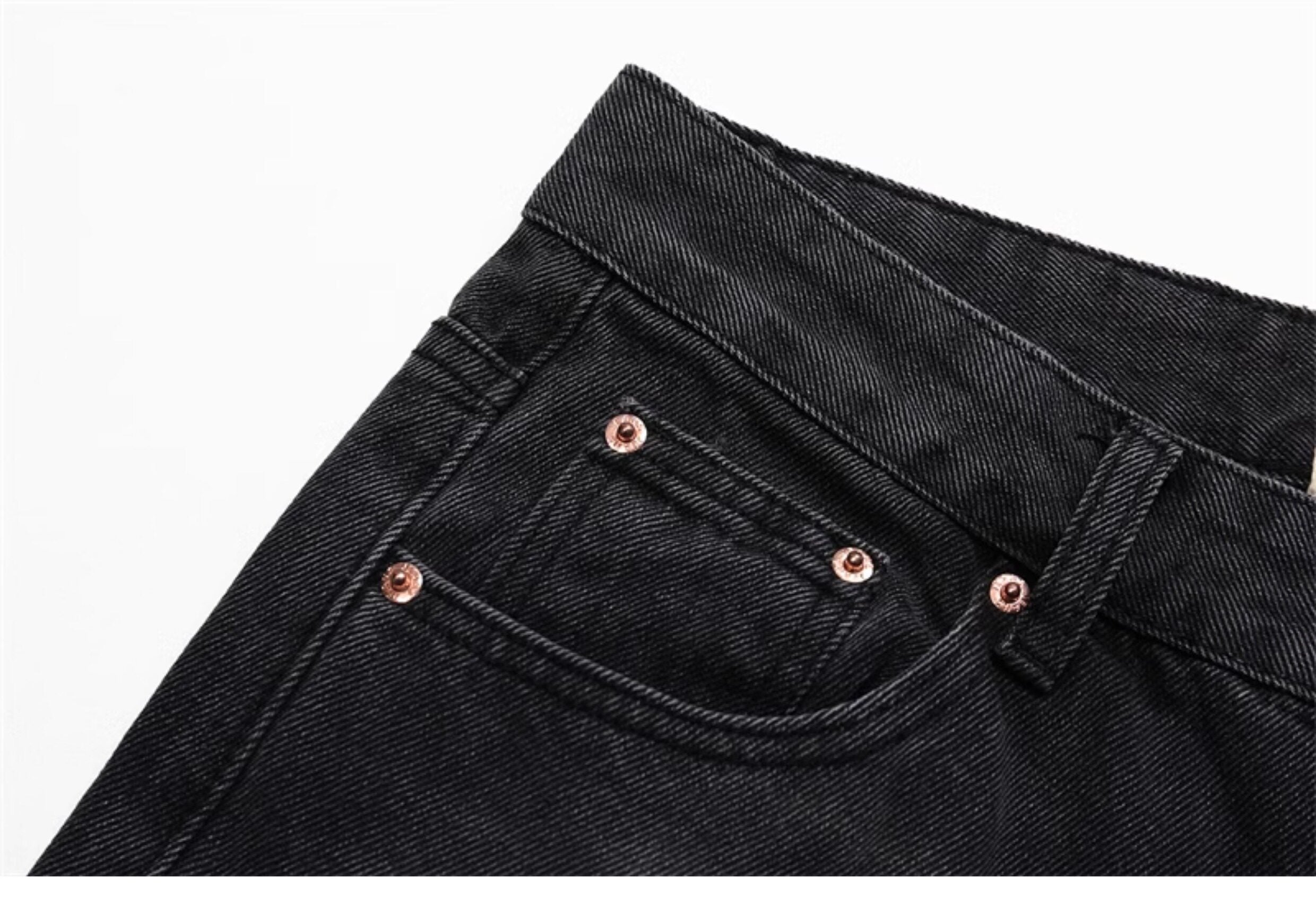 Gallery Dept. Smoke Grey Distressed Jeans