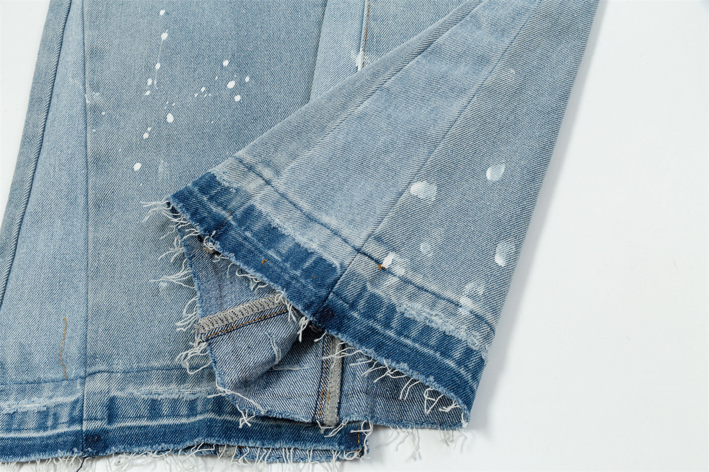 Gallery Dept. Distressed Paint-Splatter Flare Jeans