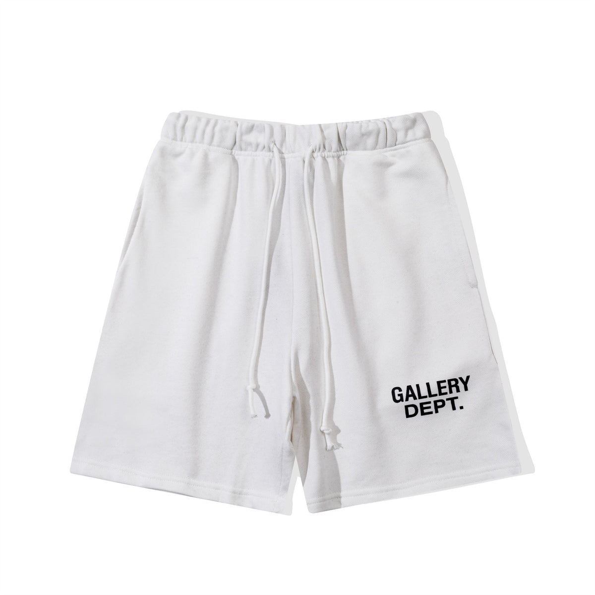Gallery Dept. White Contrast Logo Shorts