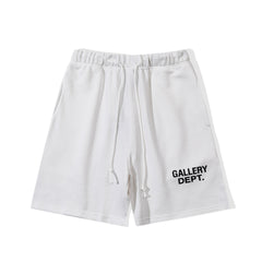 Gallery Dept. White Contrast Logo Shorts