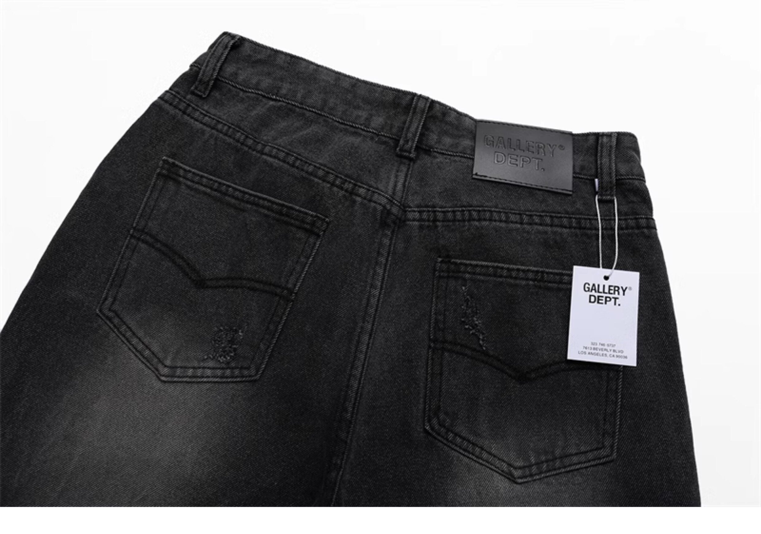 Gallery Dept. Smoke Grey Distressed Jeans