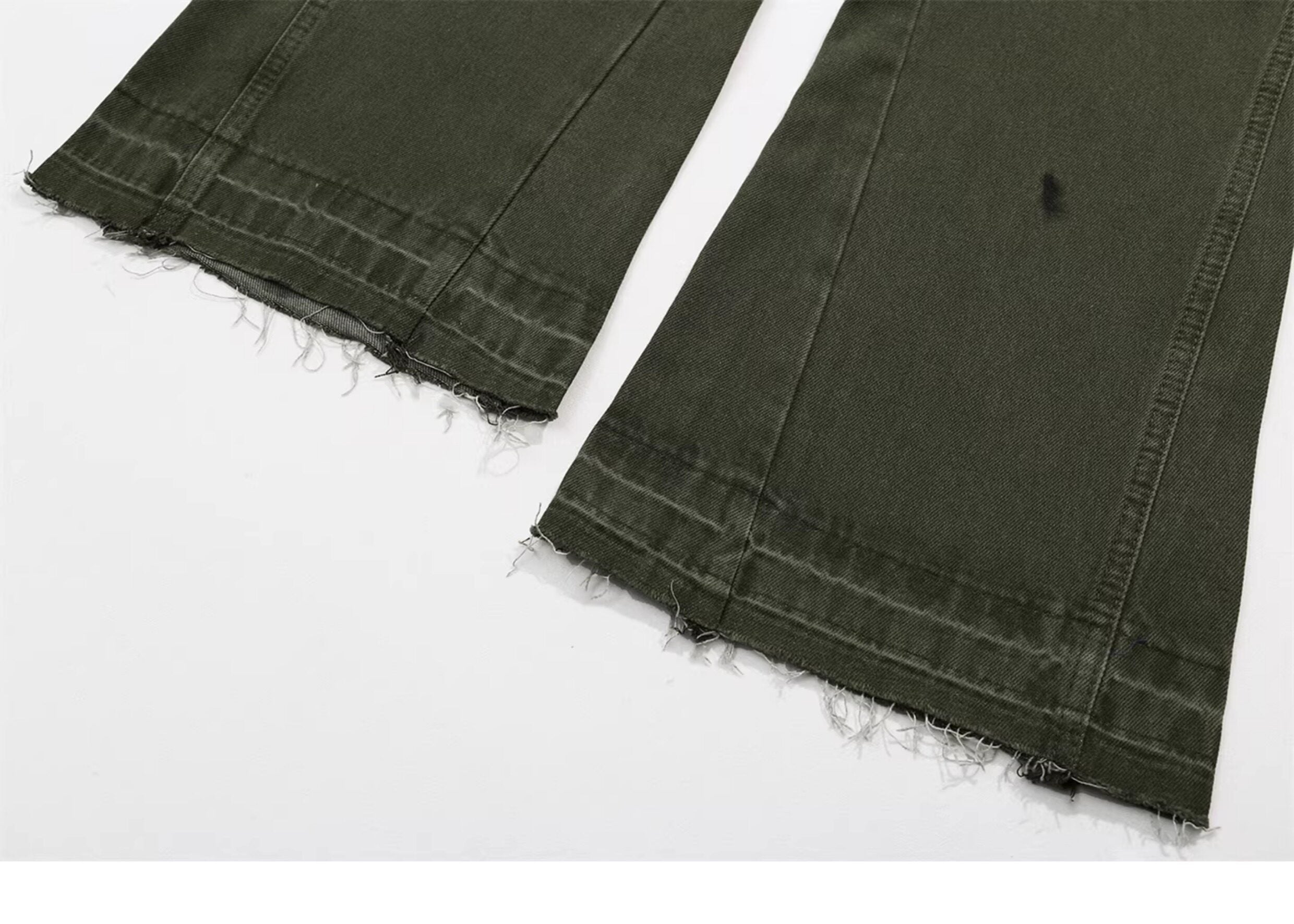 Gallery Dept. Olive Vintage Flare Cargo Pants