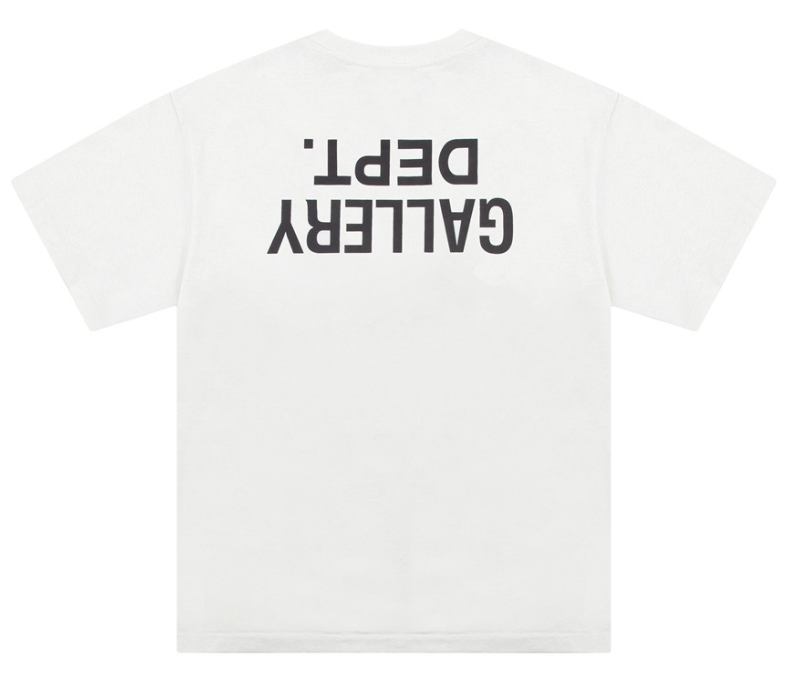 Gallery Dept. White Inverted Logo Tee