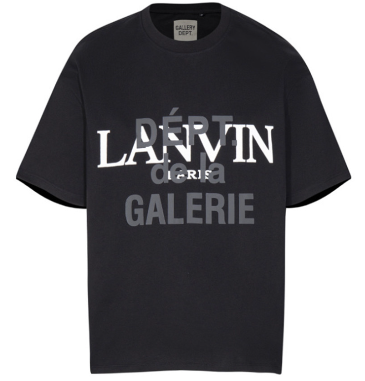Lanvin x Gallery Dept. Black Logo Tee