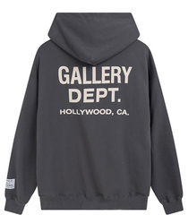 Gallery Dept. Graphite Fleece Logo Hoodie