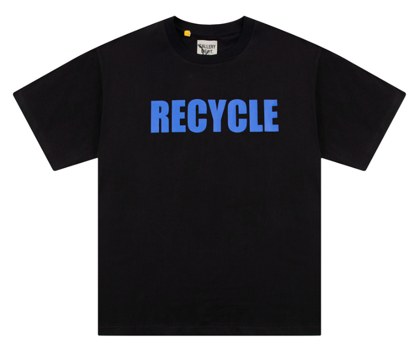 Gallery Dept. Black Recycle Logo Tee