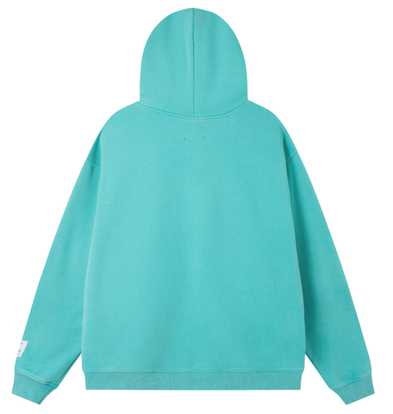 Gallery Dept. Turquoise Fleece Wash Zip Hoodie