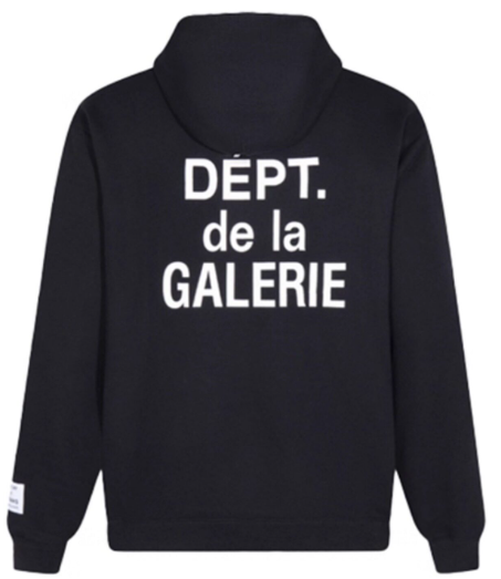 Gallery Dept. Paris Script Fleece Zip Hoodie