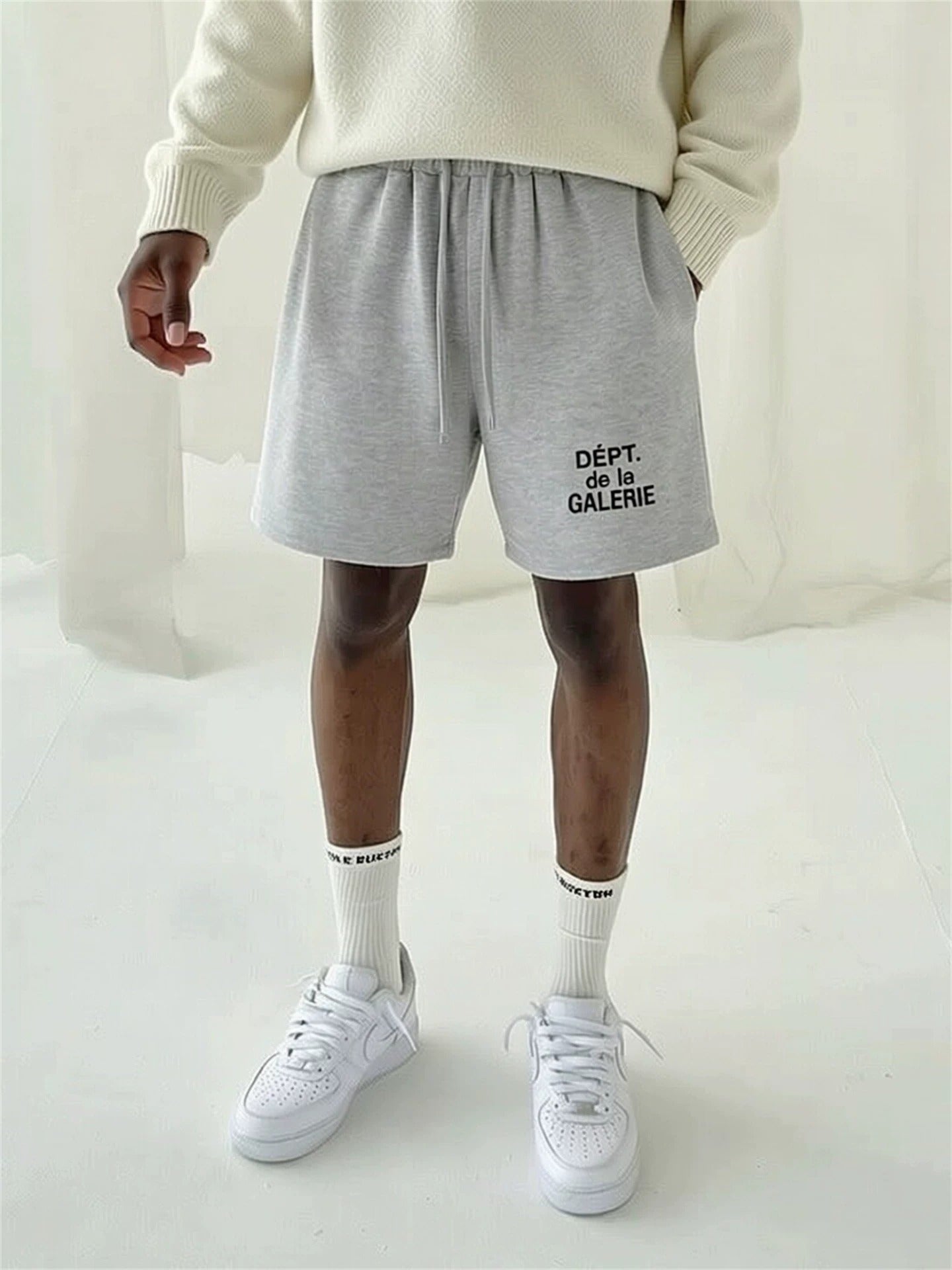 Gallery Dept. Grey French Logo Shorts