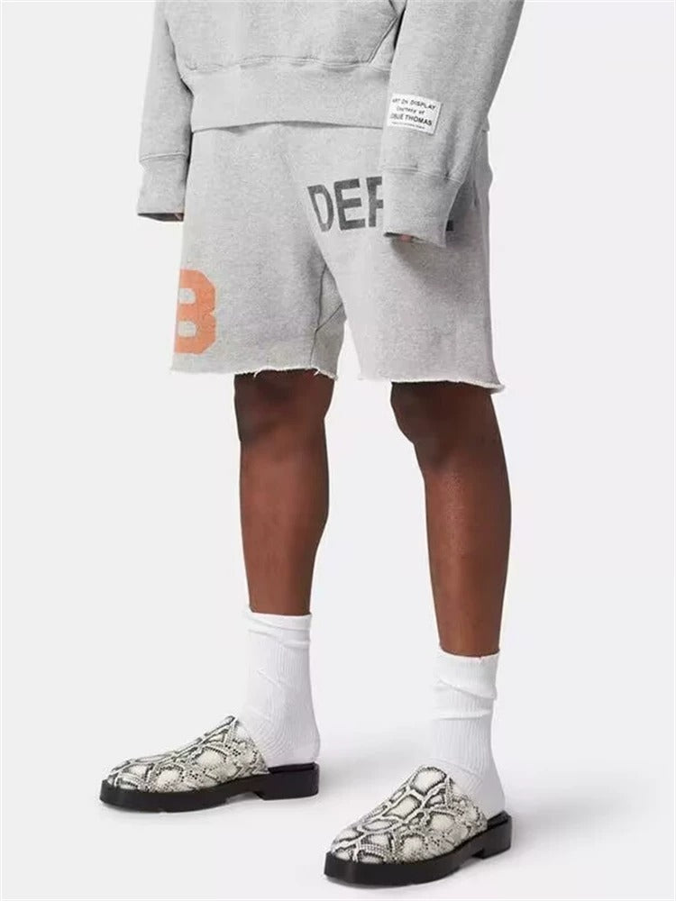 Gallery Dept. Grey DEPT. 8 Graphic Shorts